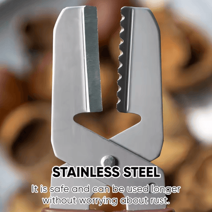 Stainless Steel Easy-Grip Chestnut and Nutcracker Tool for Kitchen & Dining