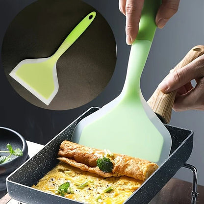 Silicone Spatula Heat Resistant Non Stick Kitchen Cooking Utensil