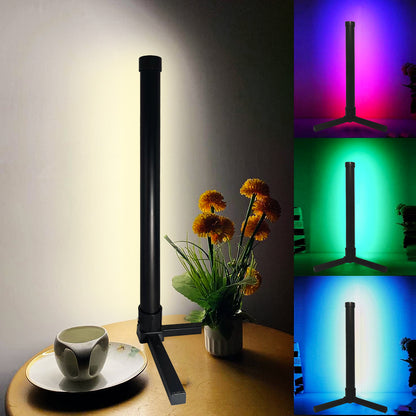 LED Corner Lamp Works Smart, RGB LED Floor Lamp with Music Sync and DIY Colors