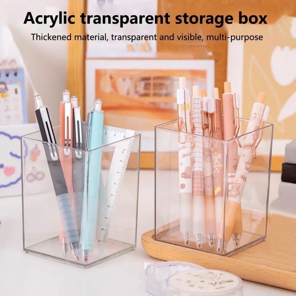 Clear Acrylic Pen and Brush Organizer