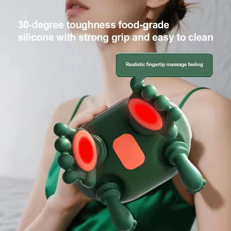 Wireless Bionic Finger Neck & Shoulder Massager for Deep Muscle Relief