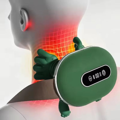 Wireless Bionic Finger Neck & Shoulder Massager for Deep Muscle Relief