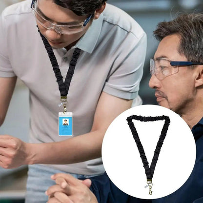 Retractable ID Badge Lanyard Set