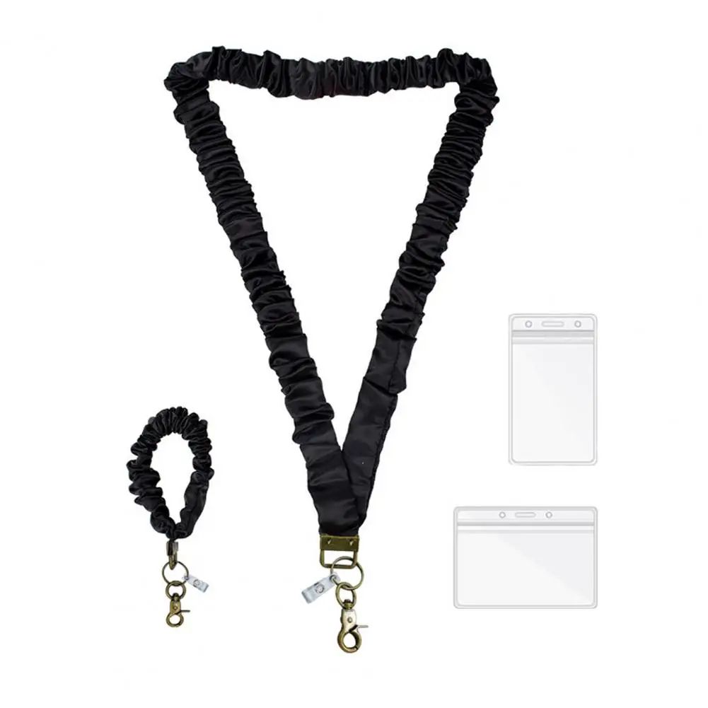 Retractable ID Badge Lanyard Set