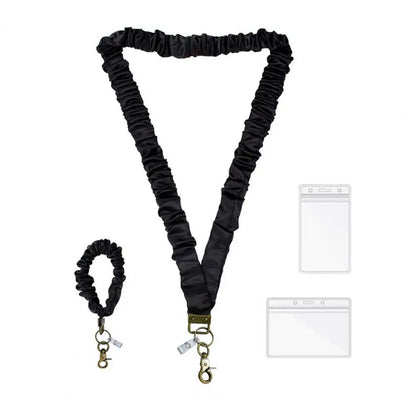 Retractable ID Badge Lanyard Set