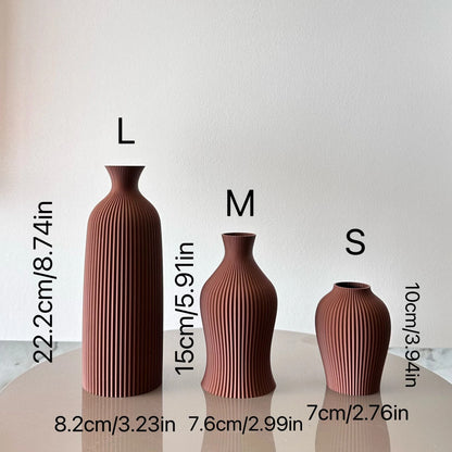 Artistic Decorative Vase 3-Piece Set