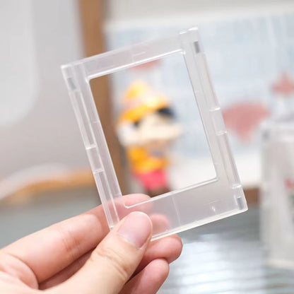 3-Inch Acrylic Magnet Photo Frame for Refrigerator or Display Stand