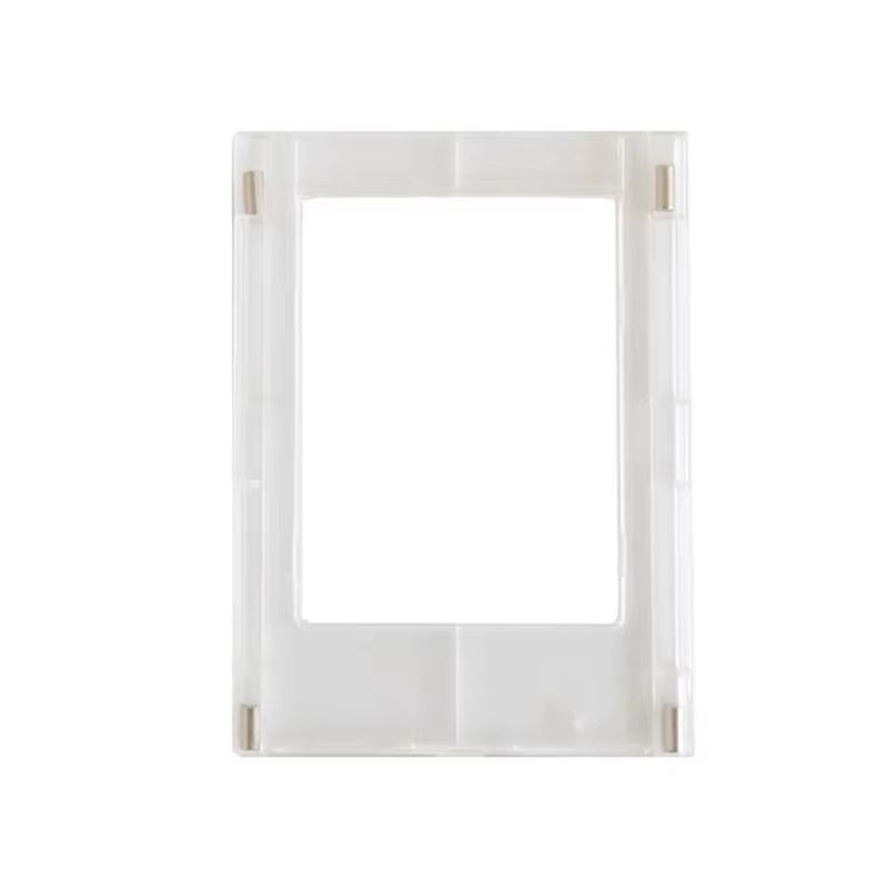 3-Inch Acrylic Magnet Photo Frame for Refrigerator or Display Stand