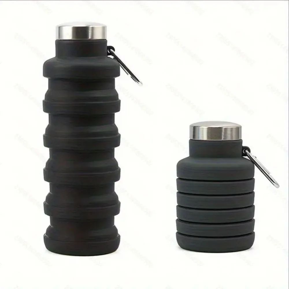 Collapsible Silicone Water Bottle – BPA-Free Foldable Travel Bottle for Hiking & Everyday Hydration