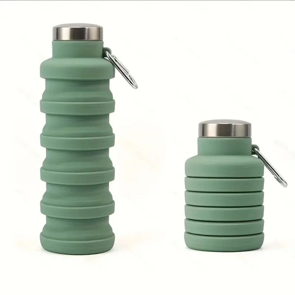 Collapsible Silicone Water Bottle – BPA-Free Foldable Travel Bottle for Hiking & Everyday Hydration