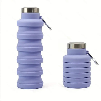 Collapsible Silicone Water Bottle – BPA-Free Foldable Travel Bottle for Hiking & Everyday Hydration