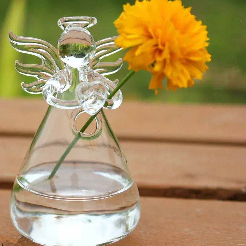 Angelic Glass Hydroponic Floral Vase