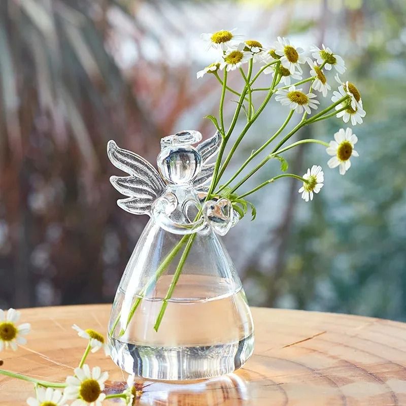 Angelic Glass Hydroponic Floral Vase