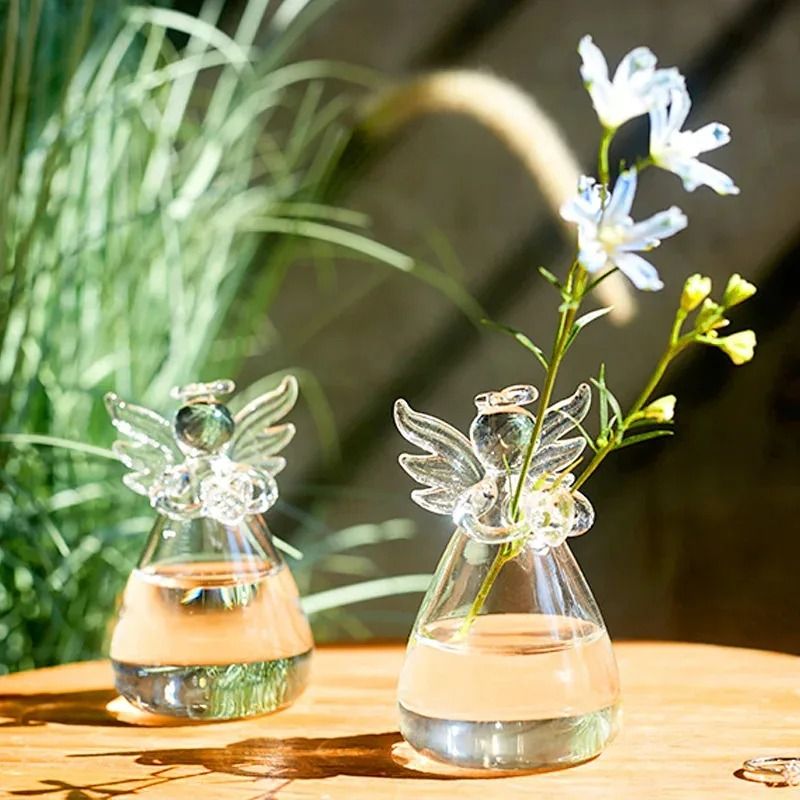 Angelic Glass Hydroponic Floral Vase