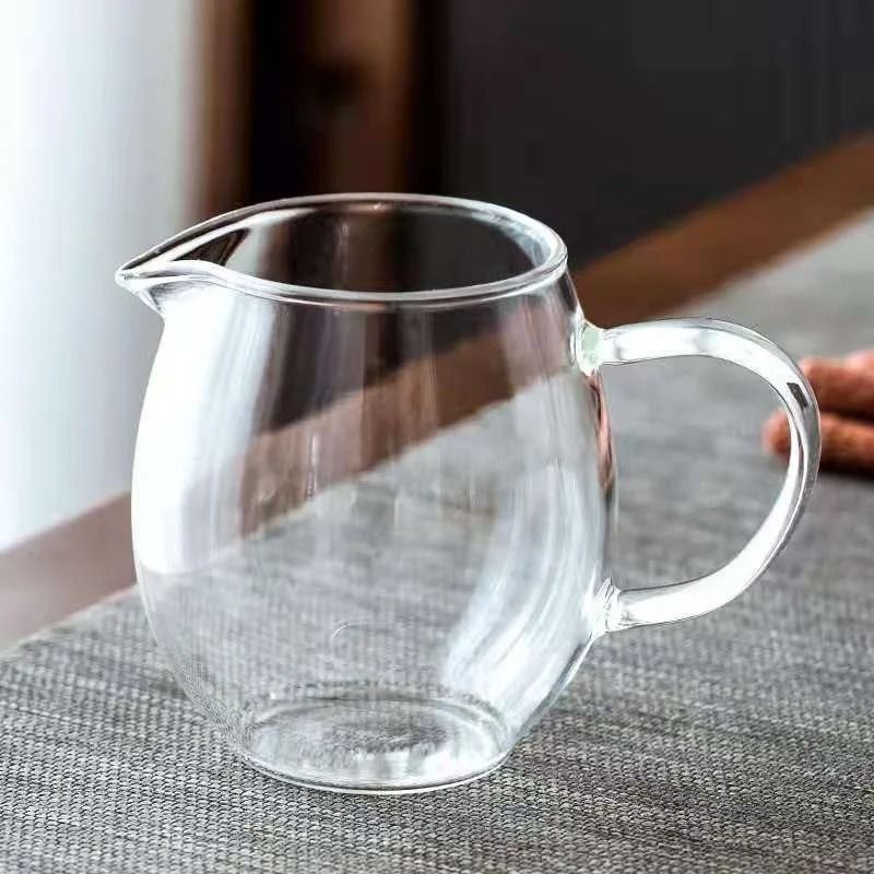 Heat Resisting Clear Glass Tea Pitcher Fair Cup