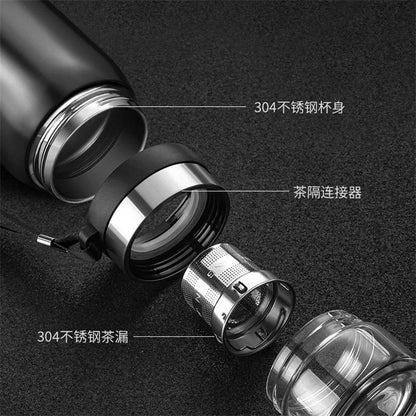 Large Capacity 304 Stainless Steel Tea Infuser Vacuum Flask