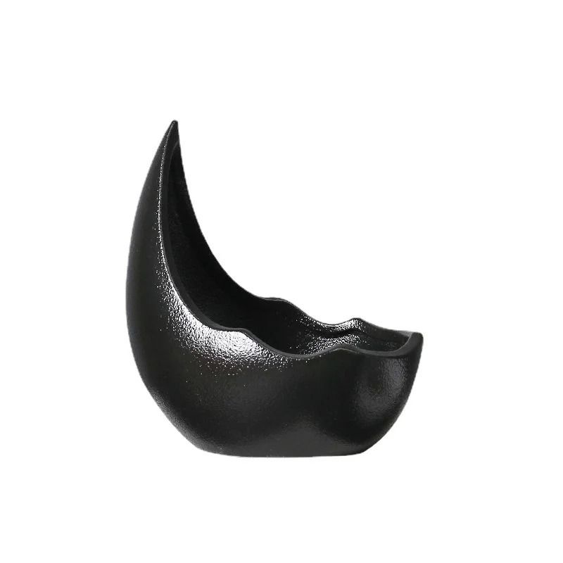 Rhinoceros Horn Ceramic Flower Pot Modern Succulent Planter Home Decoration