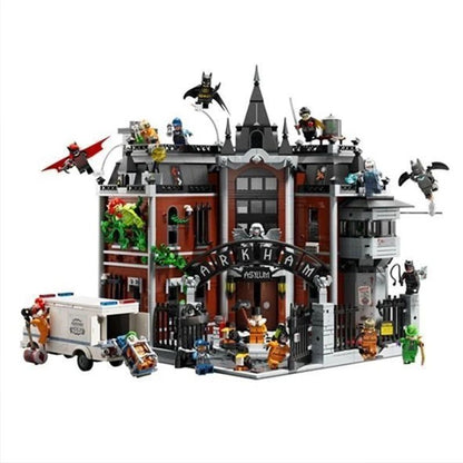Arkham Asylum Architectural Building Set – Superhero Collectible Display Model for Adult