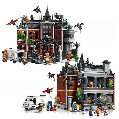 Arkham Asylum Architectural Building Set – Superhero Collectible Display Model for Adult