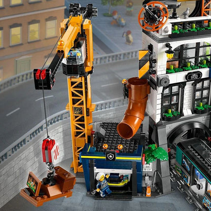 City Tower Battle Architecture Building Set – Street View Model Building Blocks for Kids & Adults