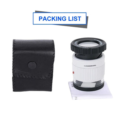 Professional 30X Precision LED Scale Loupe