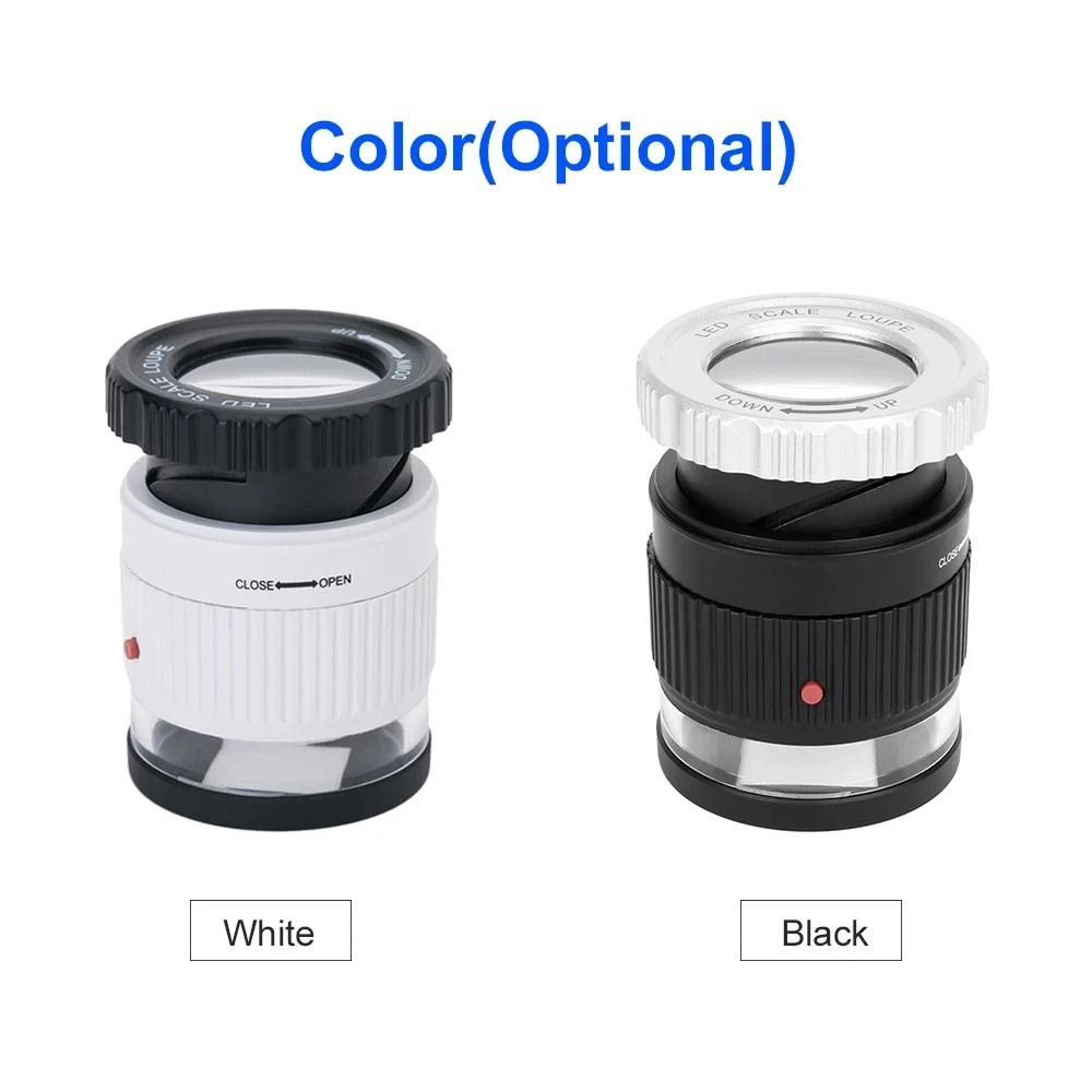 Professional 30X Precision LED Scale Loupe