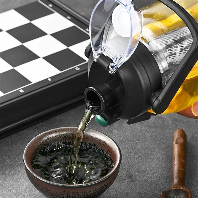 Large Glass Water Bottle with Tea Infuser and Strainer
