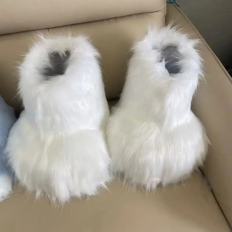 Fluffy Kig Fursuit Cosplay Paw Shoes