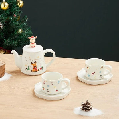 Christmas Porcelain Teaware Gift Set