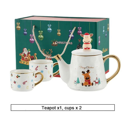 Christmas Porcelain Teaware Gift Set