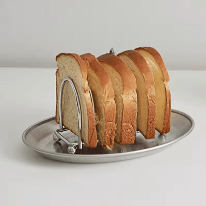 Stainless Steel Toast Bread Rack 6 Slice Bread Holder for Restaurant and Home Use