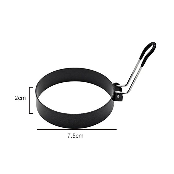Stainless Steel Egg Frying Ring – Nonstick Pancake Mold Ring for Perfect Eggs & Breakfast