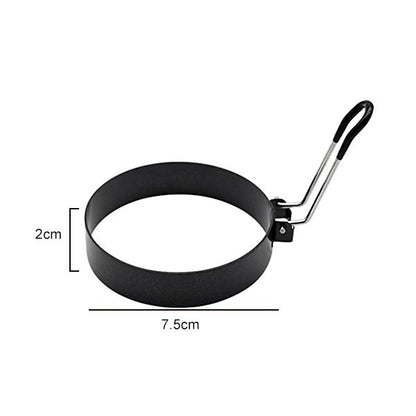 Stainless Steel Egg Frying Ring – Nonstick Pancake Mold Ring for Perfect Eggs & Breakfast