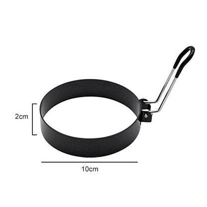 Stainless Steel Egg Frying Ring – Nonstick Pancake Mold Ring for Perfect Eggs & Breakfast