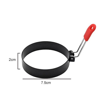 Stainless Steel Egg Frying Ring – Nonstick Pancake Mold Ring for Perfect Eggs & Breakfast