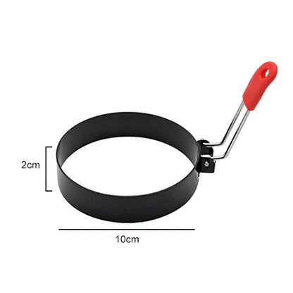 Stainless Steel Egg Frying Ring – Nonstick Pancake Mold Ring for Perfect Eggs & Breakfast