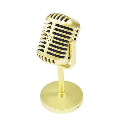 Vintage Style Retro Microphone Prop