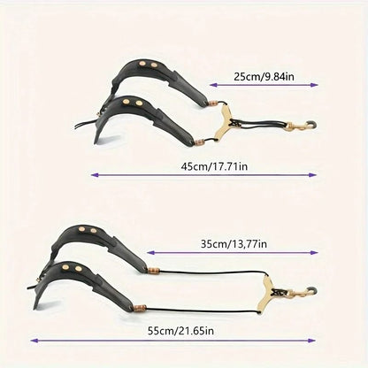 Professional Ergonomic Leather Saxophone Neck Strap