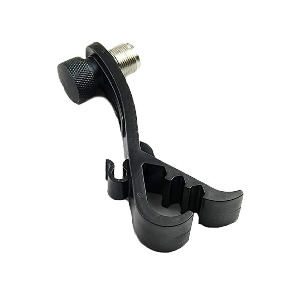 Adjustable Drum Rim Microphone Clamp with Shock Absorption