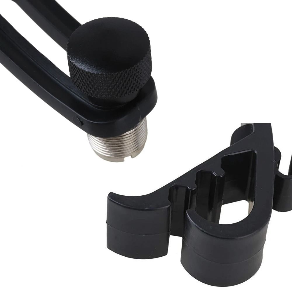 Adjustable Drum Rim Microphone Clamp with Shock Absorption