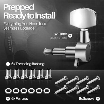 Professional Precision Guitar Tuning Pegs Set