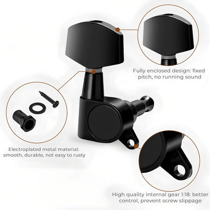 Professional Precision Guitar Tuning Pegs Set