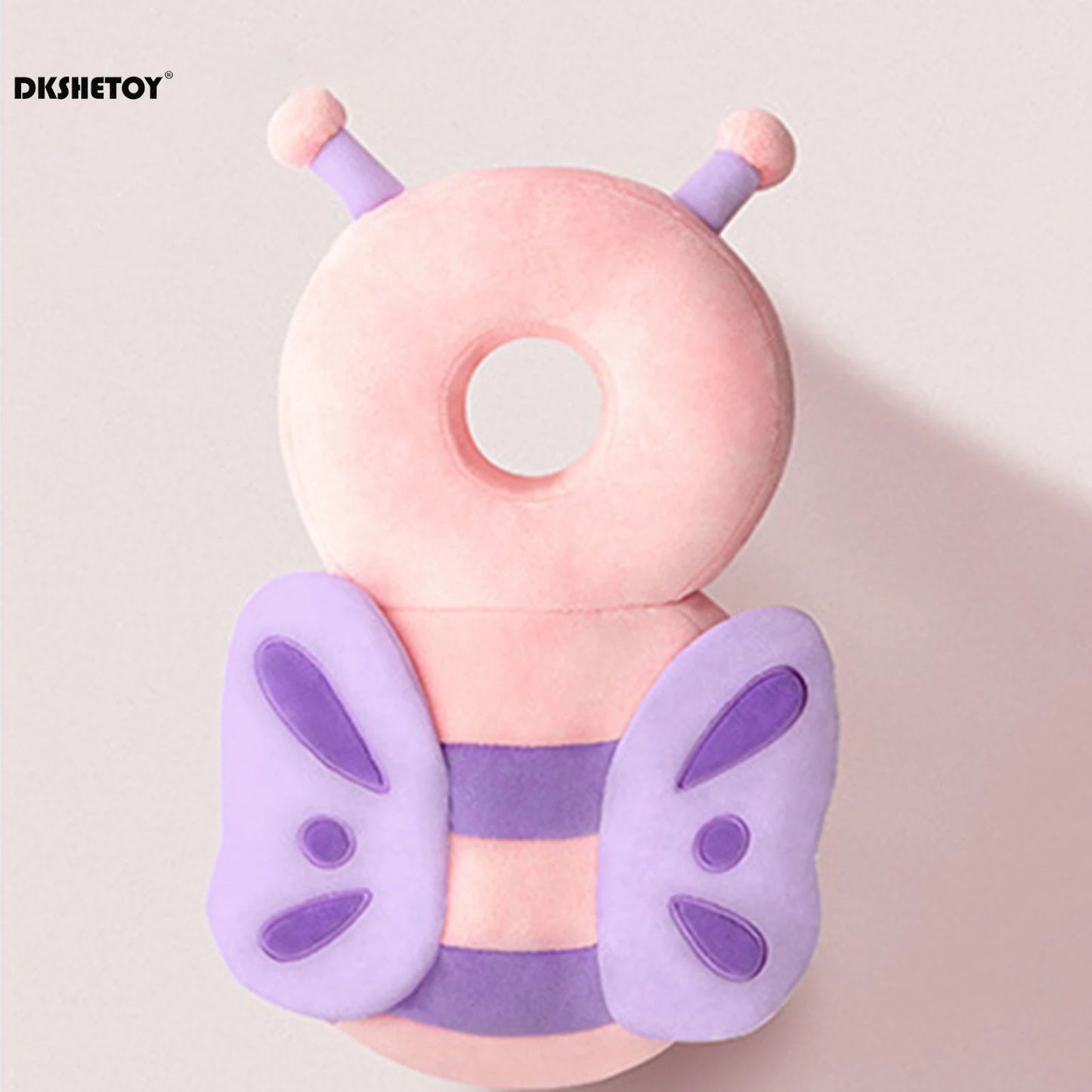 Baby Head Protection Cushion Backpack, Cute Animal Plush Safety Pad with Adjustable Straps for Toddlers Learning to Walk