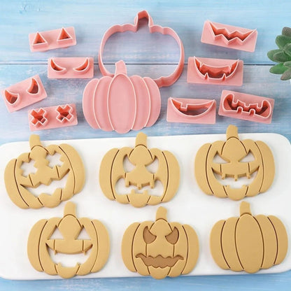 Halloween Mini Cookie Cutter Set – Stainless Steel Mini Gingerbread & Frosting Decoration Molds