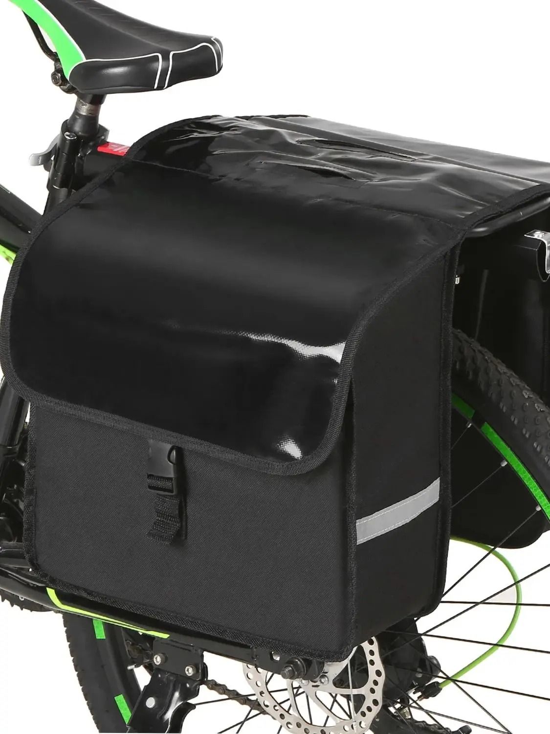 28L Water Resistant Bicycle Rear Seat Trunk Bag – Large Capacity Bike Pannier for Commuting