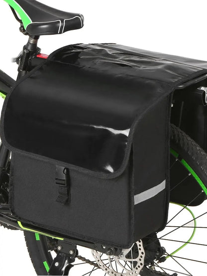 28L Water Resistant Bicycle Rear Seat Trunk Bag – Large Capacity Bike Pannier for Commuting