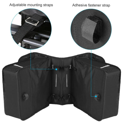 28L Water Resistant Bicycle Rear Seat Trunk Bag – Large Capacity Bike Pannier for Commuting