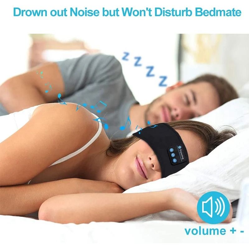 Professional Wireless Sleep Headphones and Ultra-Soft Bluetooth Music Eye Mask