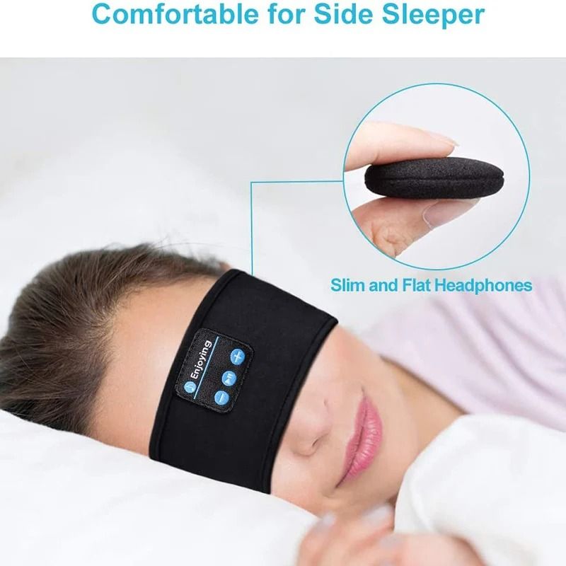 Professional Wireless Sleep Headphones and Ultra-Soft Bluetooth Music Eye Mask