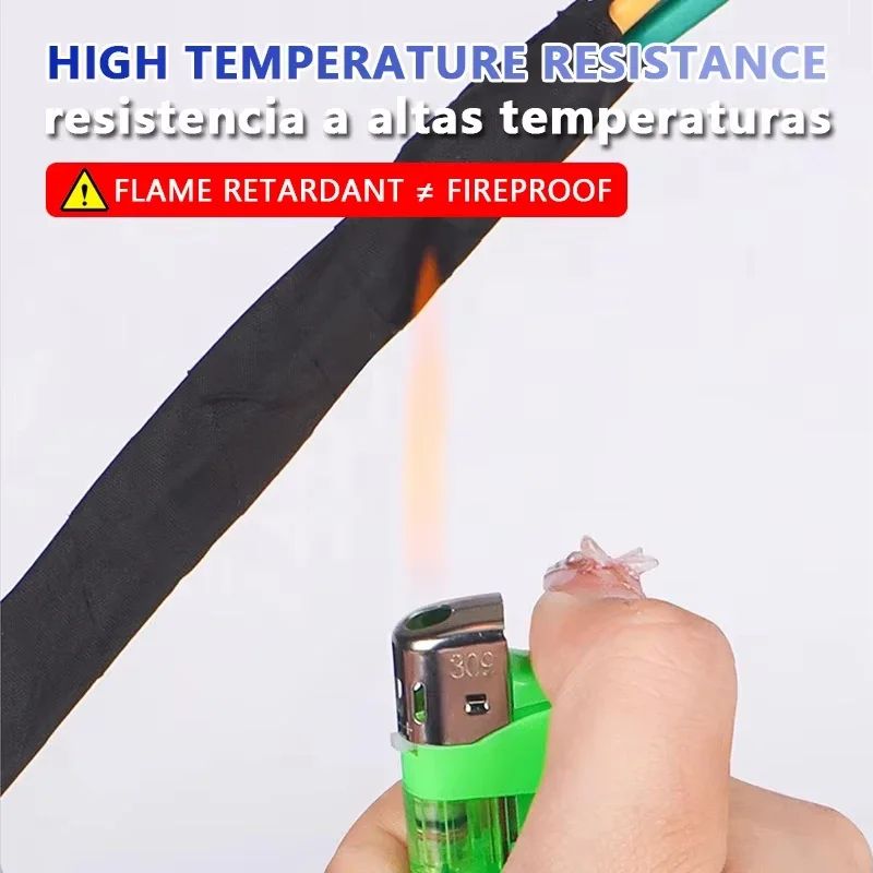 High Temperature Wire Harness Tape for Engine Bay Wiring Wrap, Abrasion Protection and Noise Reduction